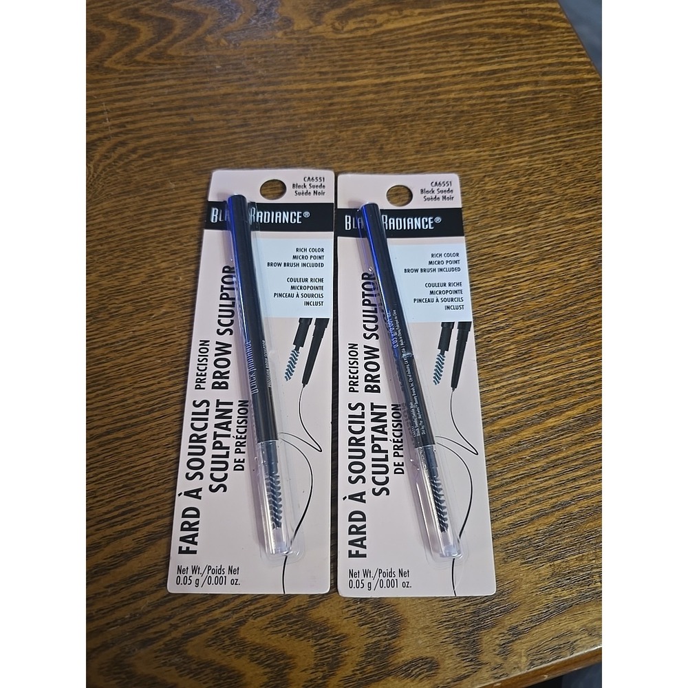 Blackโ Radiance Precision Brow Sculptor- BLACK SUEDE- 0.06 Gram CA6551 Lot Of 3